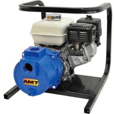 SPRINGER PUMPS AMT 1-1/2" 2 Stage, High Pressure Pump, 5hp Honda GX160 Engine, 68gpm, Buna-N Seal 4789-95